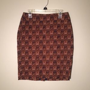 LOFT Patterned Skirt